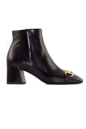 Black leather ankle boot MARA BINI | T243NERO